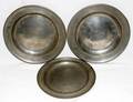 091261 AMERICAN PEWTER PLATES THOMAS BADGER 