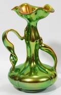 012272 ZSOLNAY ART NOUVEAU IRIDESCENT PORCELAIN VASE