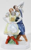 012251 HEREND PORCELAIN DANCERS 5513 H 10 12