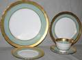 011320 AYNSLEY PORCELAIN DINNER SERVICE 60 PIECES