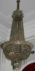 122232 CRYSTAL DOME STYLE TEN LIGHT CHANDELIER