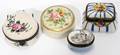 121322 CONTINENTAL ENAMELED  PAINTED SNUFF BOXES