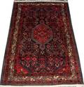 110234 HAMADAN PERSIAN WOOL RUG SEMI ANTIQUE 52