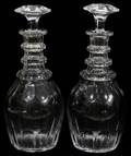 110213 CRYSTAL DECANTERS TWO H 11