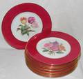 012298 SPODE PORCELAIN PLATES TWELVE DIA 10 12