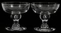 010260 STEUBEN CRYSTAL CHAMPAGNE GLASSES 8 PIECES