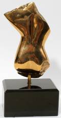 122298 GERTRUDE AMIDOR BRONZE SCULPTURE TORSO
