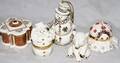 120192 LENOX PORCELAIN MINIATURE BOXES SNOWMAN