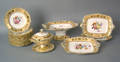 Group of German or French painted porcelain