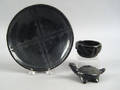 Santa Clara Pueblo black on black bowl