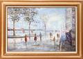102302 HARROD OIL ON CANVAS 24 X 36 PARISIAN STREET