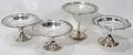101418 STERLING SILVER COMPOTES FOUR H 3 125