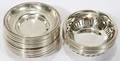 101417 STERLING SILVER NUT DISHES ELEVEN DIA 2 12