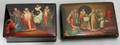 121374 RUSSIAN LACQUER BOXES 2 FEDOSKINO SCHOOL