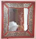 120261 ORIENTAL BEVEL FRAMED MIRROR C1900 H 15