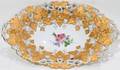 122310 MEISSEN FIRED GOLD MOLDED DISH