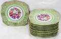 111403 TIRSCHENREUTH BAVARIAN SQUARE DESSERT PLATES