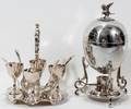 110310 SILVER PLATE EGG WARMER AND SERVER 10 PCS