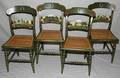 101456 HITCHCOCK PRESIDENT CHAIRS SET OF FOUR