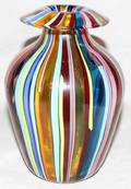 101452 CENEDESE MURANO GLASS VASE H 6 12