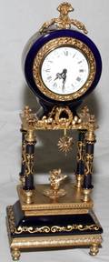 100264 FRENCH SEVRES BOUDOIR CLOCK H 13