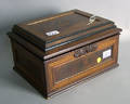 Victorian rosewood dresser box