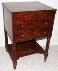 092314 AMERICAN EMPIRE MAHOGANY STAND 19TH CENTURY