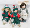 120317 BRINN PORCELAIN EDITIONS ICE SKATER DOLLS AMISH