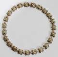 012378 TIFFANY  CO STERLING  18KT GOLD NECKLACE