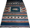 011405 MEXICAN WOOL SERAPE 84 X 54