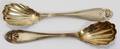 010355 STERLING SILVER SPOONS PAIR L 6