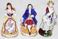 122376 GERMAN PORCELAIN FIGURAL GROUPING 3 PCS