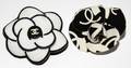 121436 CHANEL CAMELLIA PINS TWO