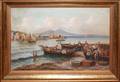 112389 R KARPIS NAPLES SCENE WITH VESUVIUS