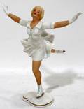 111455 WEST GERMAN PORCELAIN FIGURE SKATER H 7