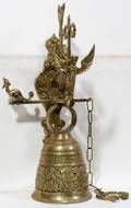 110341 BRASS HANGING BELL H 18 W 8 D 9