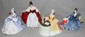 100324 ROYAL DOULTON PORCELAIN FIGURES FOUR
