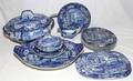 092367 UNDER GLAZE HISTORICAL BLUE STAFFORDSHIRECHINA