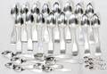 092354 AMERICAN COIN SILVER SPOON GROUPING 19TH C