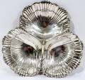 092349 STERLING TREFOIL DISH DIA 9 14