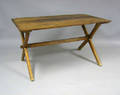 Pine sawbuck table