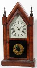020427 EN WELCH ROSEWOOD STEEPLE CLOCK H 19 L 10