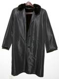 012432 MINK LINED RAIN COAT 39 FROM SHOULDER TO HEM