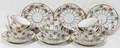 011471 DRESDEN PORCELAIN DEMI TASSE CUPS  SAUCERS