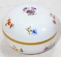 011469 MEISSEN PORCELAIN ROUND BOX H 2 12
