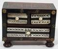 011461 GERMAN ANTIQUE MINIATURE CHEST H 3 W 5
