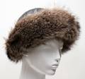 121465 ANDRE OF MONTREAL RACCOON  LEATHER HAT