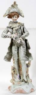 111469 AUSTRIAN PORCELAIN MALE FIGURE H 19