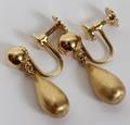 110377 14 KT YGOLD TEAR DROP EARRINGS TW 56 GR