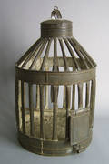 Tin birdcage 19th c